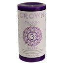 Crown Chakra pillar candle 3" x 6"