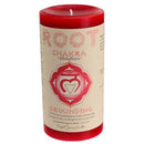 Root Chakra pillar candle 3" x 6"