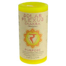 Solar Plexus Chakra pillar candle 3" x 6"