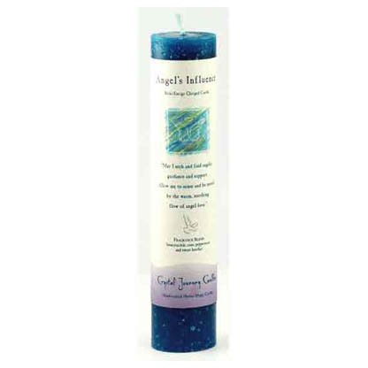 Angel's Influence Reiki Charged Pillar candle