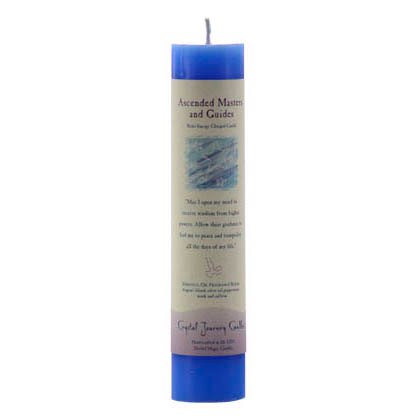 Ascended master & Guides Reiki Charged pillar candle