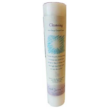 Cleansing Reiki Charged pillar candle