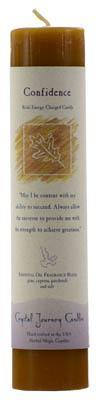 Confidence Reiki Charged pillar candle - Skull & Barrel Co.