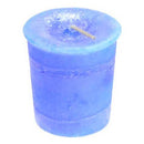 Throat Chakra votive candle