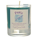 Peace soy votive candle