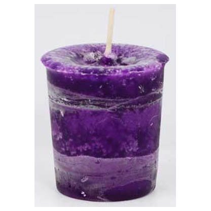 Healing Herbal votive - purple