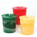 Peace Herbal votive - dark green