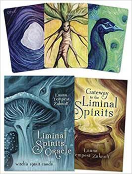 Liminal Spirits oracle,Witch's Spirit Cards by Laura Tempes Zakroff - Skull & Barrel Co.
