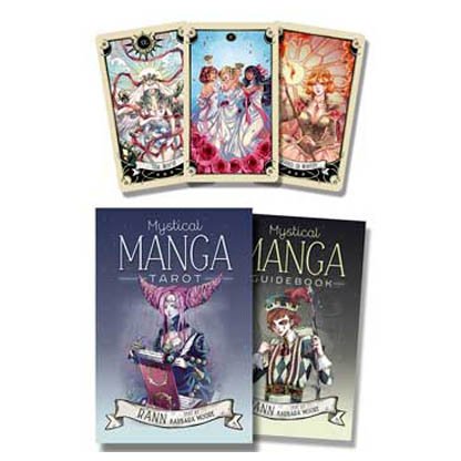 Mystical Manga tarot deck & book by Rann & Moore