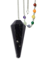 Black Tourmaline Protection Chakra Pendulum - Skull & Barrel Co.