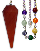 Carnelian Chakra Pendulum - Skull & Barrel Co.