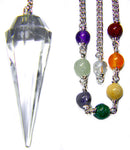 Crystal Quartz Chakra Pendulum - Skull & Barrel Co.