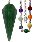 Green Aventurine Chakra Pendulum - Skull & Barrel Co.