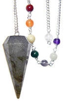 Labradorite Chakra Pendulum - Skull & Barrel Co.
