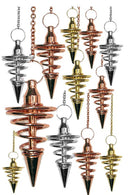 Assorted Spiral Pendulums (12 pcs) - Skull & Barrel Co.