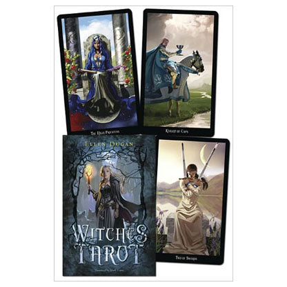Witches tarot deck & book by Ellen Dugan
