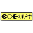 Coexist SciFi bumper sticker