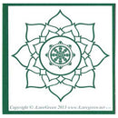 Buddha Wheel bumper sticker