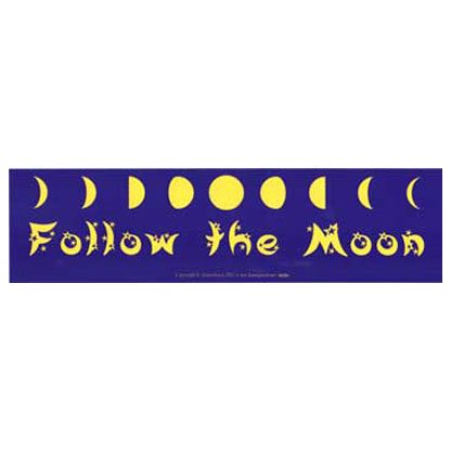 Follow the Moon11 1/2" x 3"