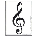 Treble Clef bumper sticker