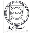 Safe Travel bumper sticker