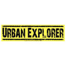Urban Explorer bumper sticker