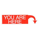 You Are Here bumper sticker