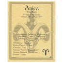 Aries zodiac poster