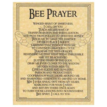 Bee Prayer poster
