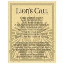 Lion Prayer poster