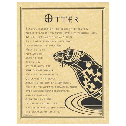 Otter Prayer poster