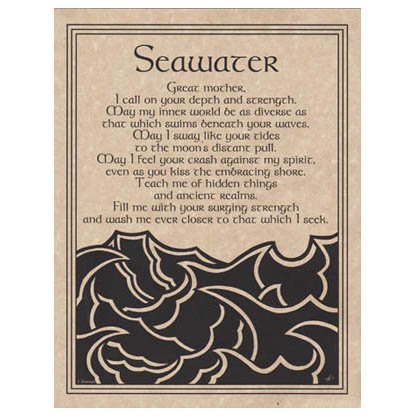 Seawater Prayer poster