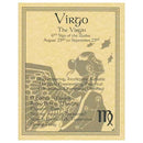 Virgo zodiac poster