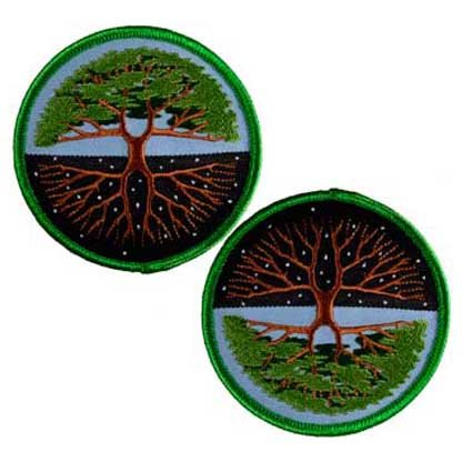 Tree of Life iron-on patch 3"