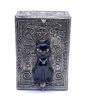 3 3/4"x 5 1/2" Cat Tarot box - Skull & Barrel Co.