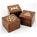 Brass Inlaid Box (various designs)