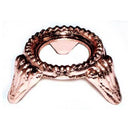 Copper Zinc Plated metal gazing ball stand