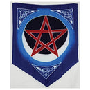 Pentacle Moon Pennant 18" x 16"