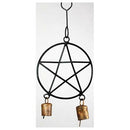 Pentagram wind chime 5"
