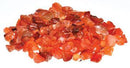 1 lb Carnelian tumbled chips 3-5mm - Skull & Barrel Co.
