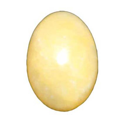 2" Calcite, Yellow egg