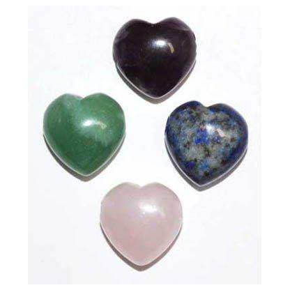 15mm Heart Beads various stones (2/pk) - Skull & Barrel Co.
