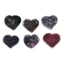 1"+ Rainbow heart (B quality) - Skull & Barrel Co.