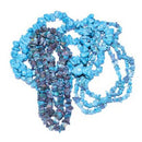 32" Turquoise chip necklace