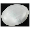 White Selenite Oval2"