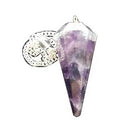 6-sided Amethyst pendulum