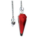 6-sided Red Carnelian pendulum