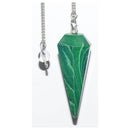 6-sided Malachite pendulum