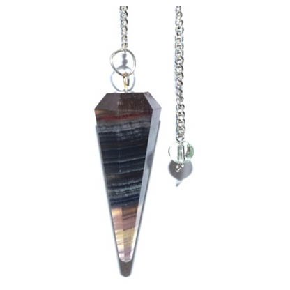 6-sided Multi Fluorite pendulum