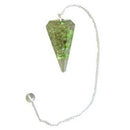 Peridot Orgone pendulum